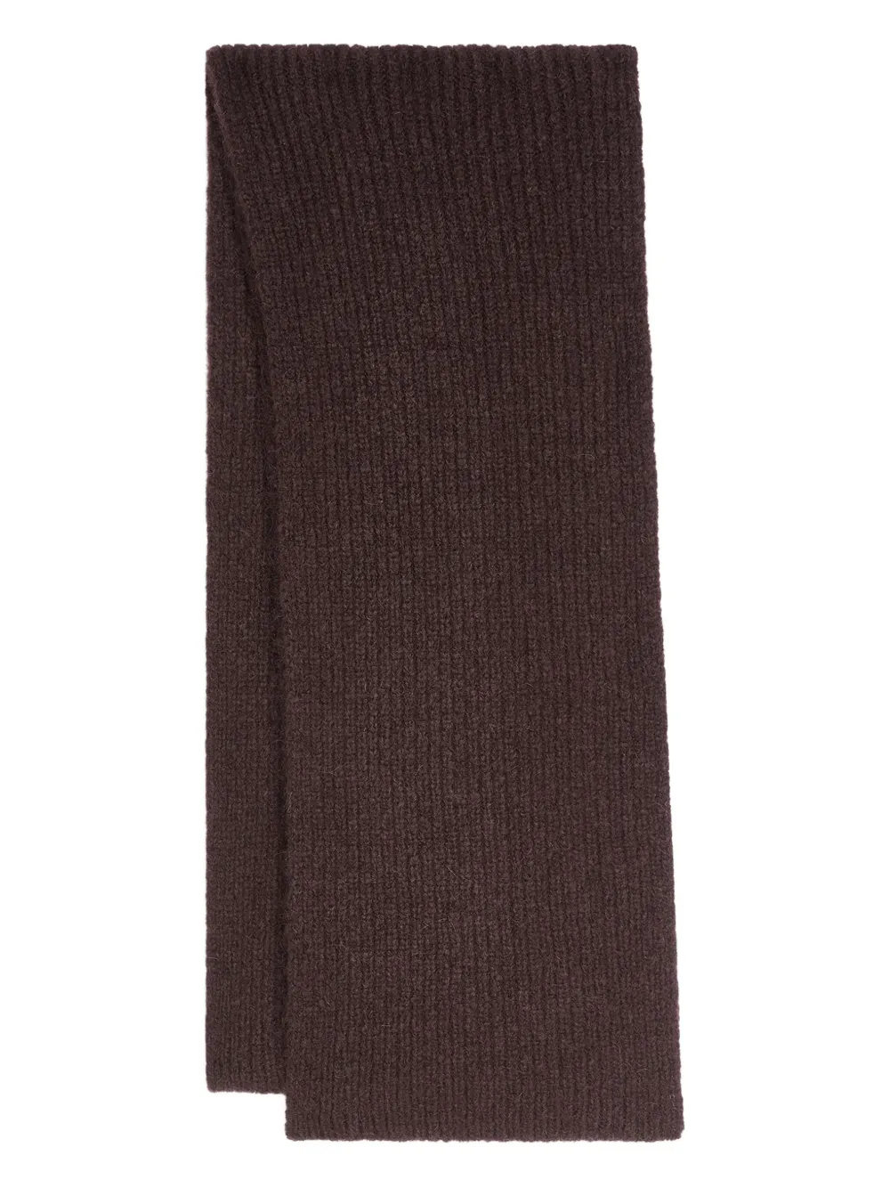 ribbed wool scarf