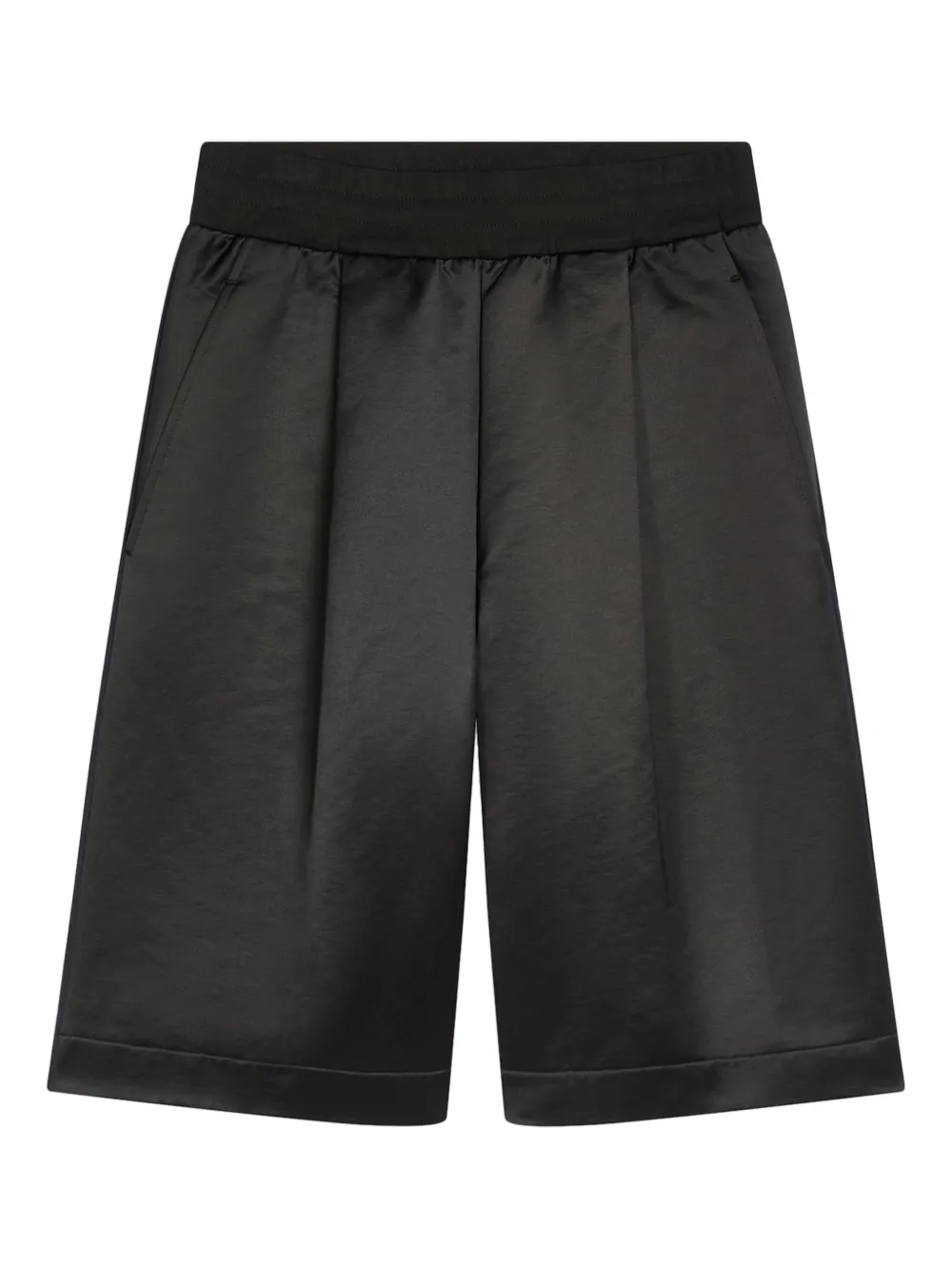 DRIES VAN NOTEN Geplooide shorts Zwart