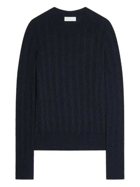 DRIES VAN NOTEN 케이블 니트 울 스웨터