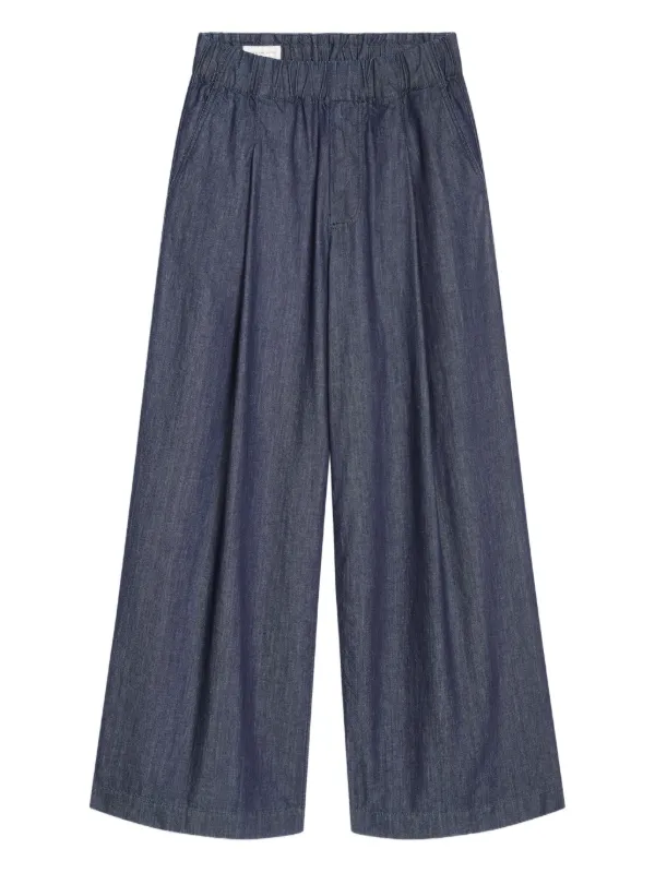 DRIES VAN NOTEN ワイドパンツ | ブルー | FARFETCH JP