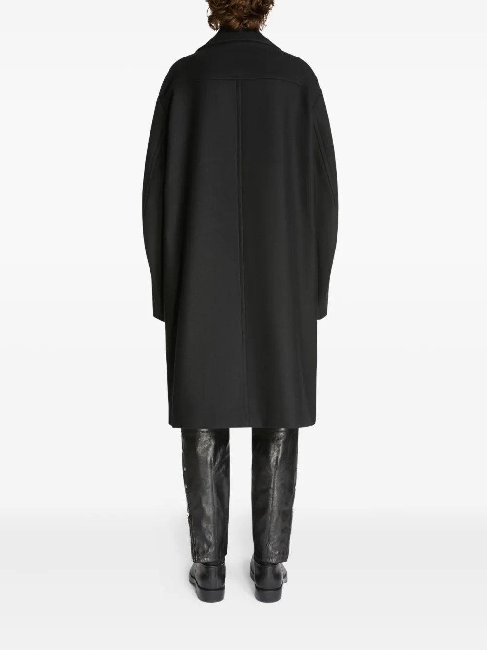 DRIES VAN NOTEN Jas met dubbele rij knopen Zwart