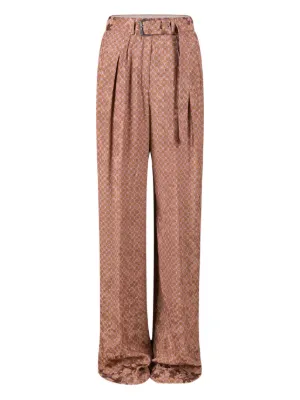DRIES VAN NOTEN フローラル パンツ | ホワイト | FARFETCH JP