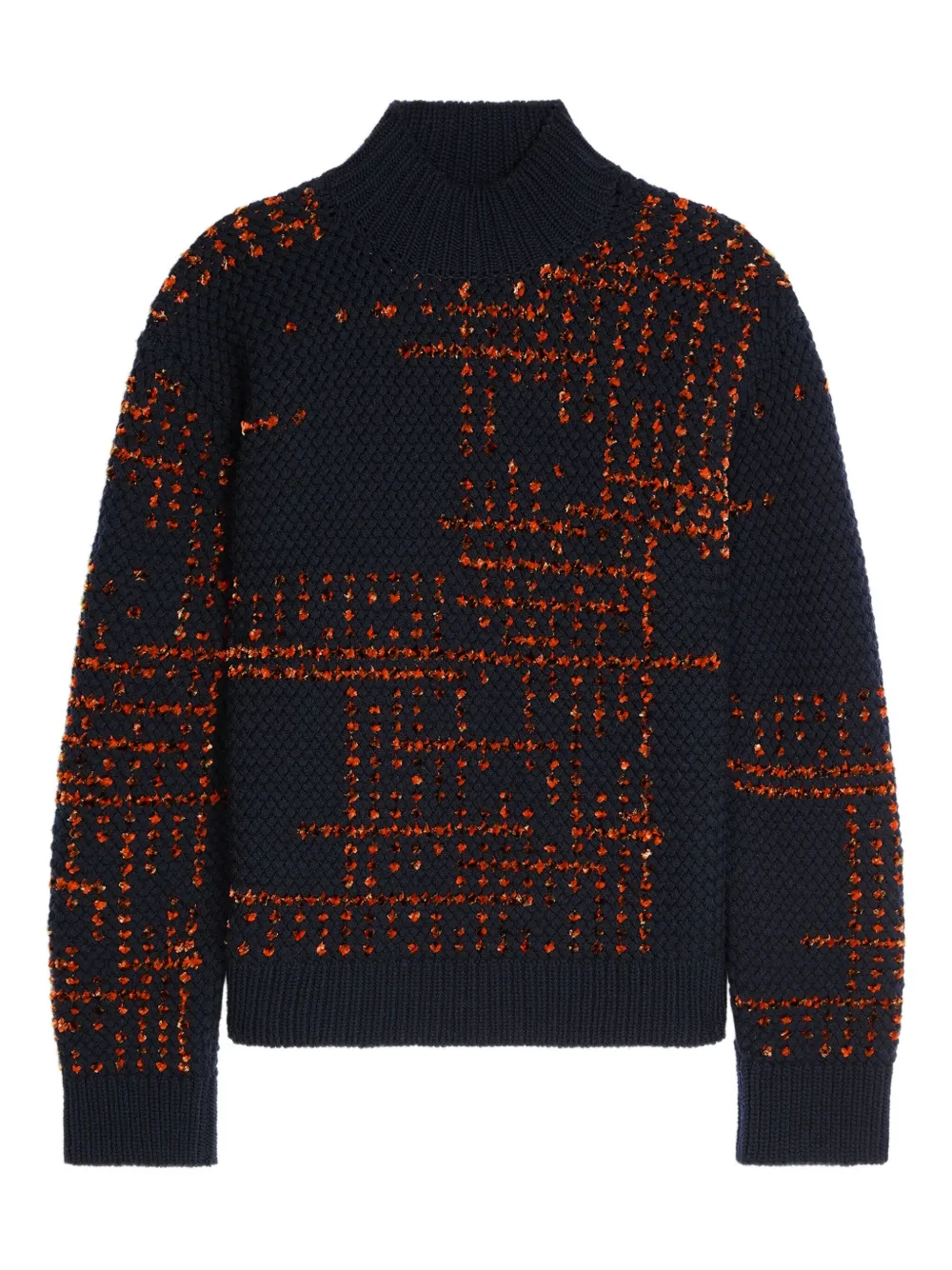 DRIES VAN NOTEN Trui met hoge hals Blauw