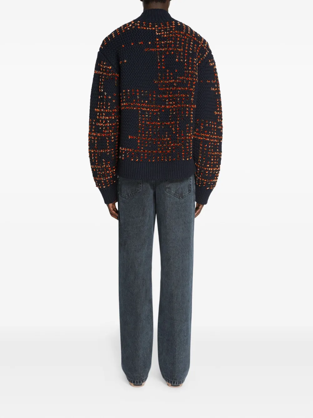 DRIES VAN NOTEN Trui met hoge hals Blauw