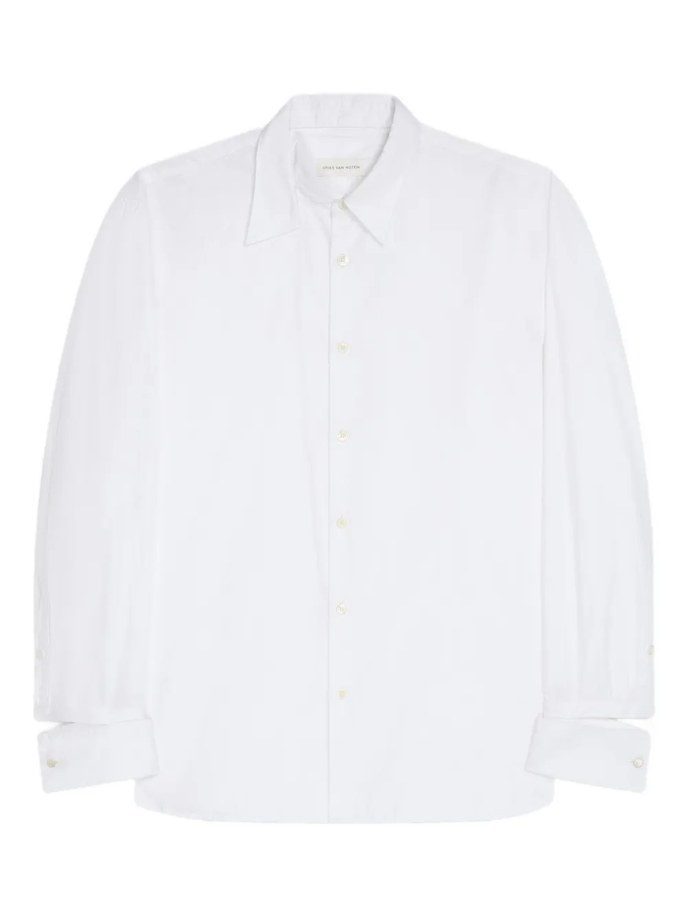 DRIES VAN NOTEN cotton shirt | White | Image 1