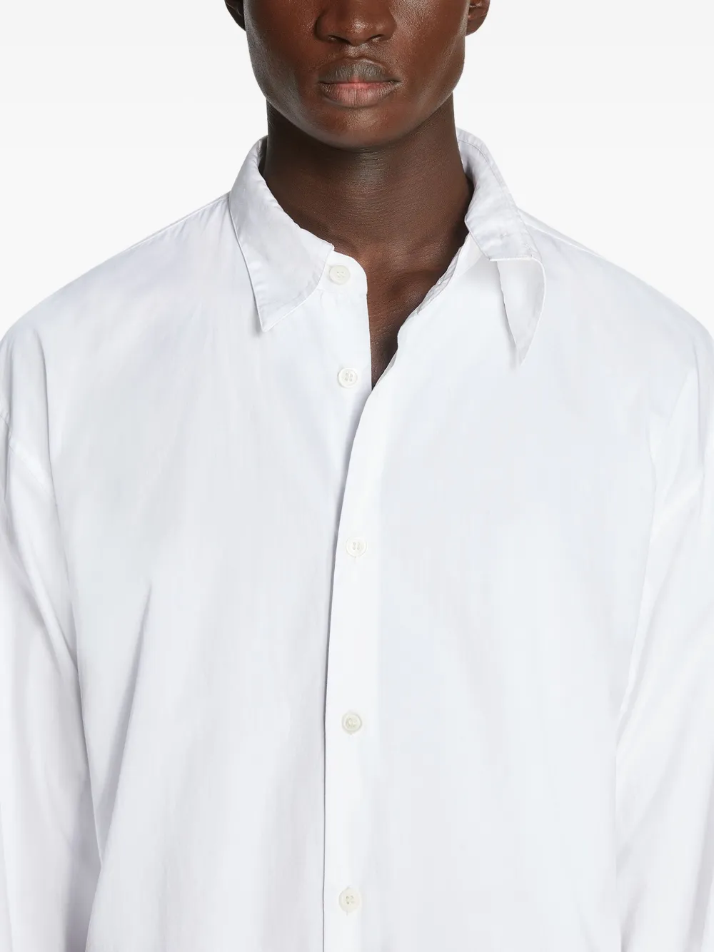 DRIES VAN NOTEN Katoenen overhemd Wit