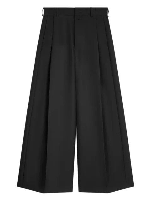 DRIES VAN NOTEN pleated wide trousers