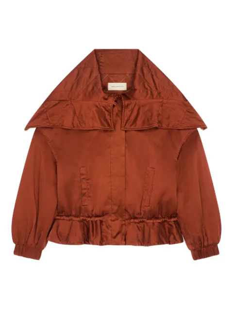 DRIES VAN NOTEN quilted ruffled jacket