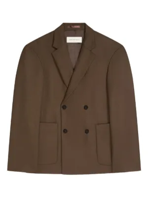 【Dries Van Noten】ブリンク ビス ダブルブレストブレザー Dries Van Noten Blink Embellished Double Breasted Wool