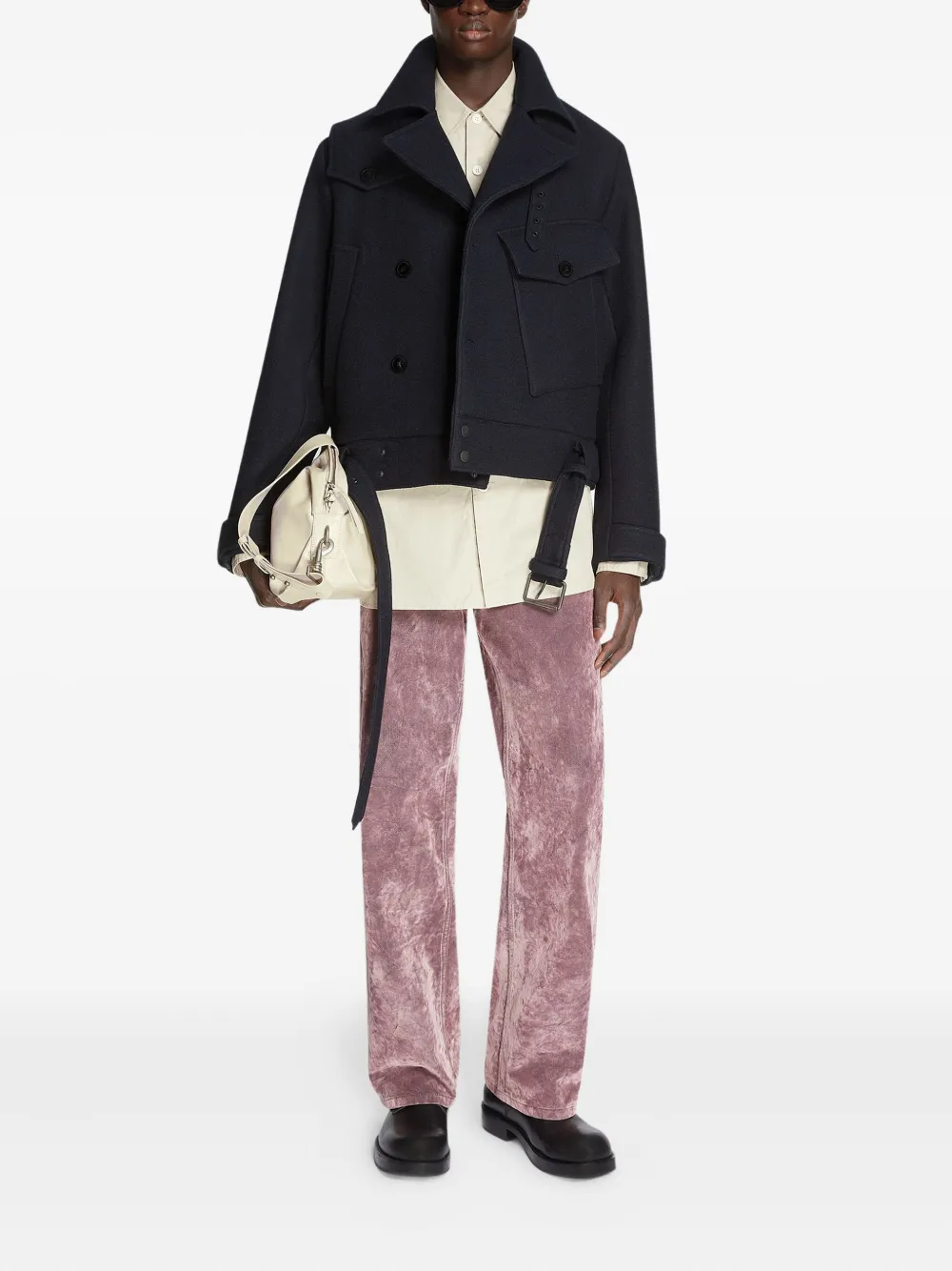 DRIES VAN NOTEN abrigo con doble botonadura y cinturón | Abrigos con doble botonadura | Image 2