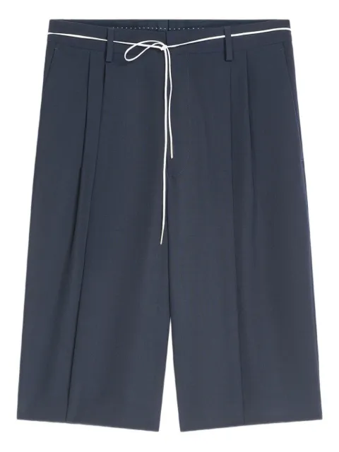 DRIES VAN NOTEN wool bermuda shorts
