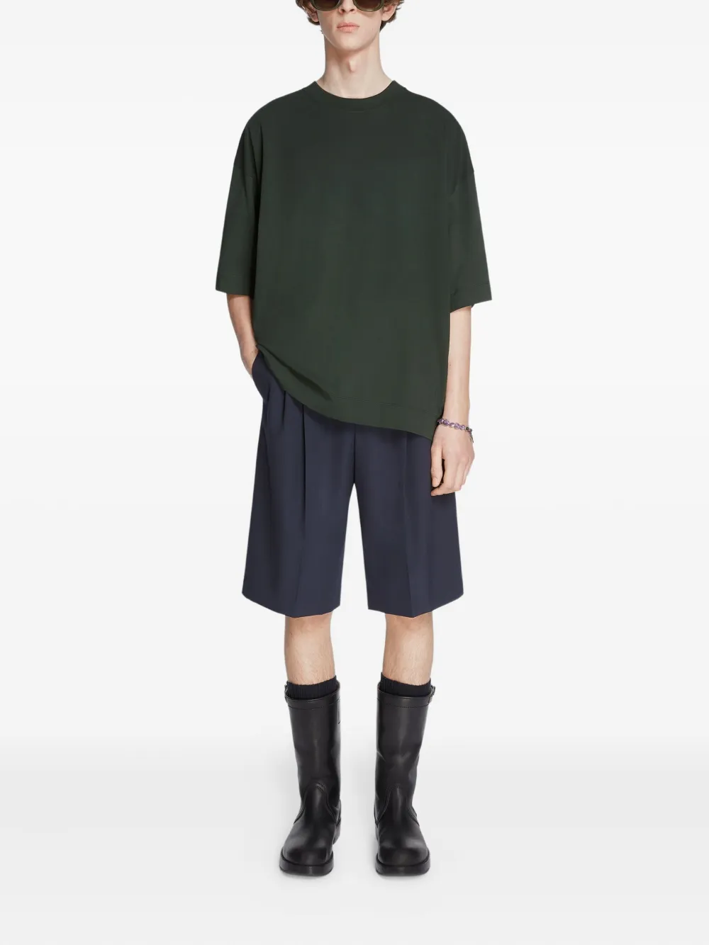 DRIES VAN NOTEN Katoenen T-shirt - Groen