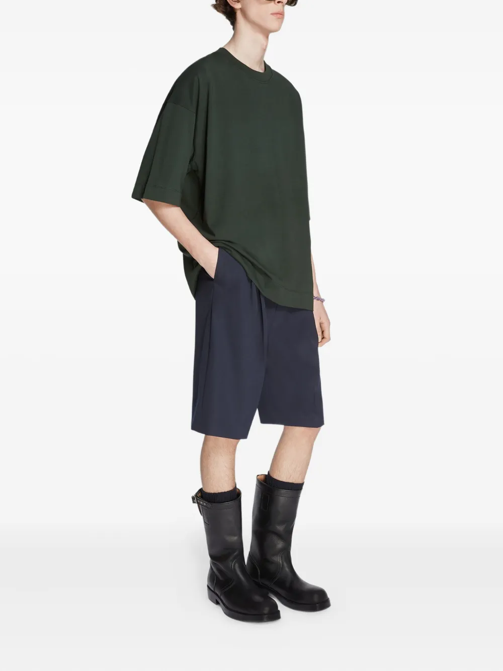 DRIES VAN NOTEN Katoenen T-shirt Groen