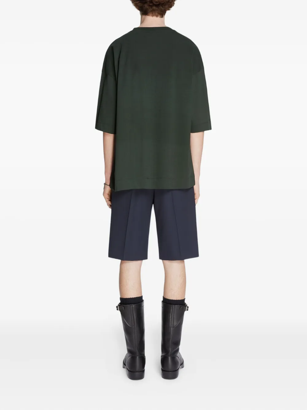 DRIES VAN NOTEN Katoenen T-shirt Groen
