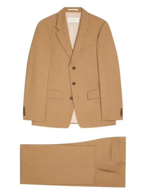 DRIES VAN NOTEN single-breast wool suit