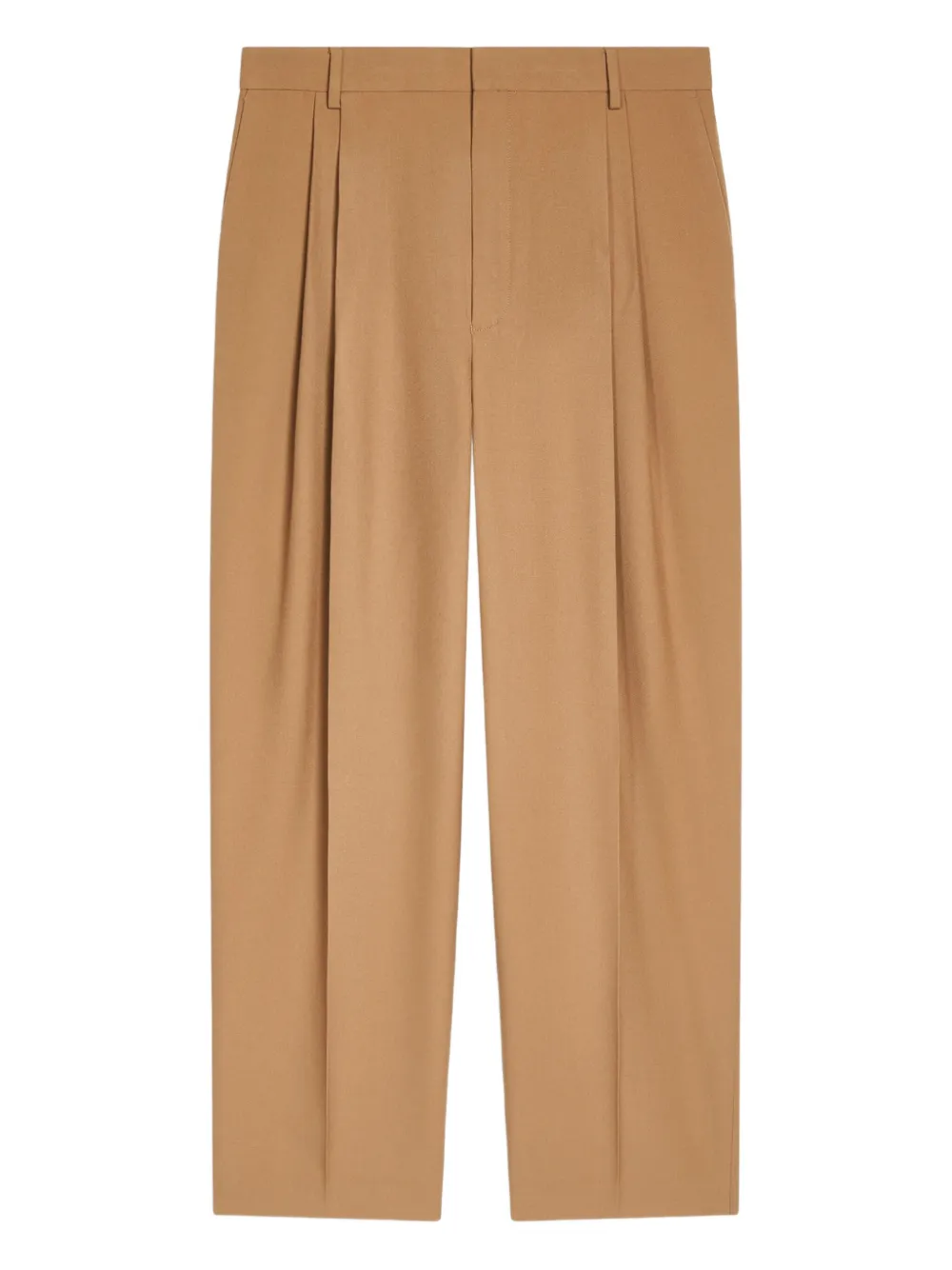 DRIES VAN NOTEN wool straight-leg trousers | Brown | Image 1