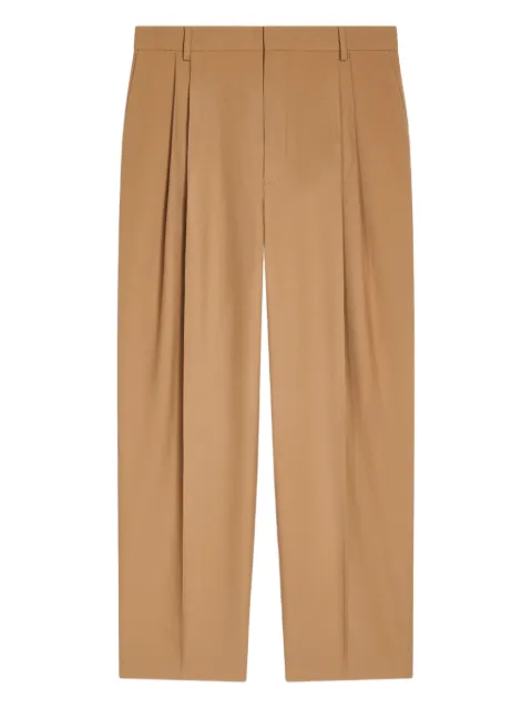 DRIES VAN NOTEN wool straight-leg trousers
