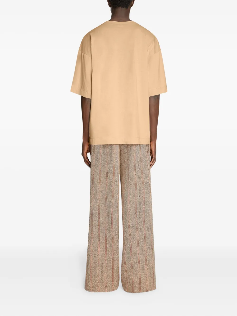 DRIES VAN NOTEN Katoenen T-shirt 103 BEIGE