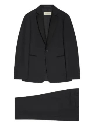 [美品]DRIES VAN NOTEN ショールカラー ウールジャケット 黒 DRIES VAN NOTEN ショールカラー タキシードスーツ | ブラック