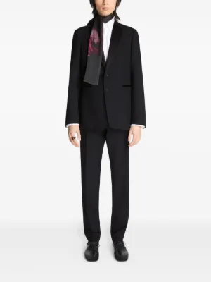 DRIES VAN NOTEN スーツ Dries Van Noten Black Twill Suit – BlackSkinny