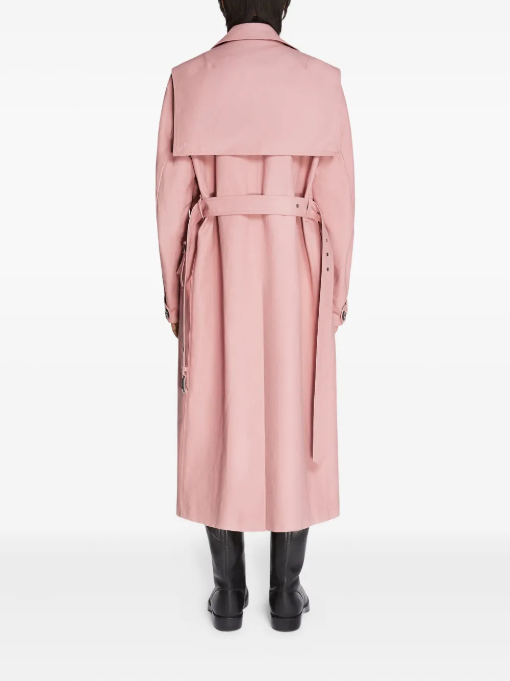 DRIES VAN NOTEN Trenchcoat met verborgen sluiting Roze