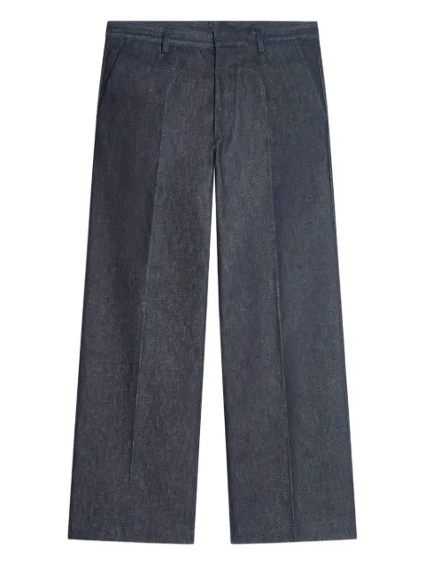 DRIES VAN NOTEN tailored denim trousers