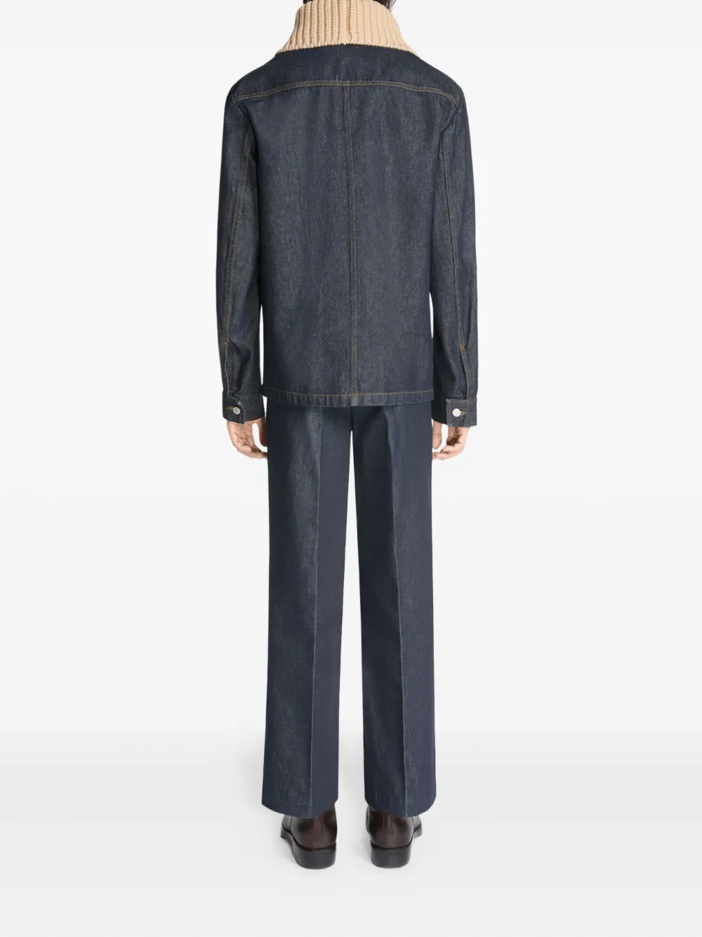 DRIES VAN NOTEN Denim pantalon Blauw