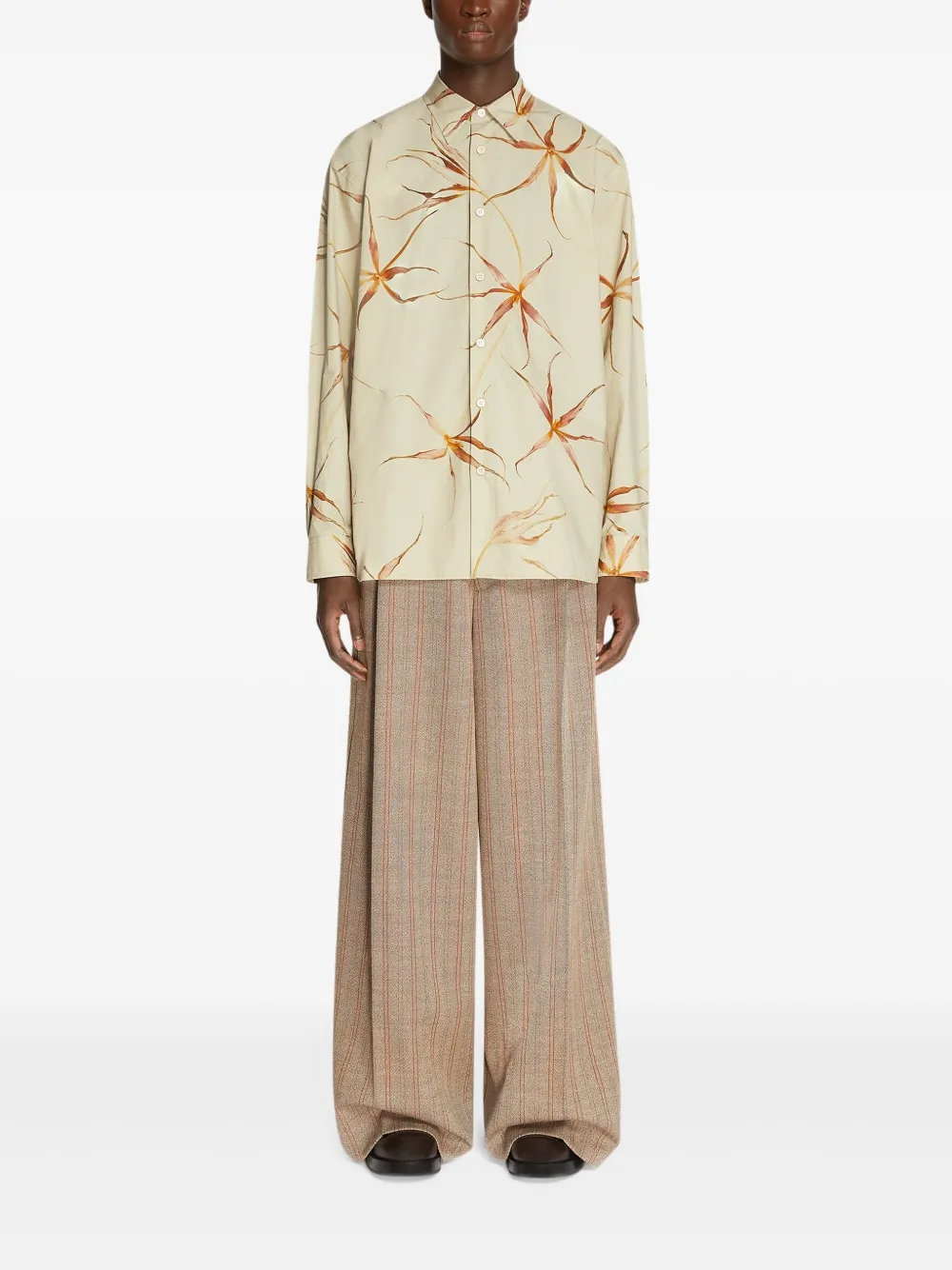 DRIES VAN NOTEN floral-print cotton shirt | Image 2