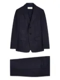 DRIES VAN NOTEN single-breast wool suit - Black