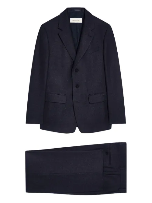 Costume en laine à veste à simple boutonnage - DRIES VAN NOTEN - Modalova