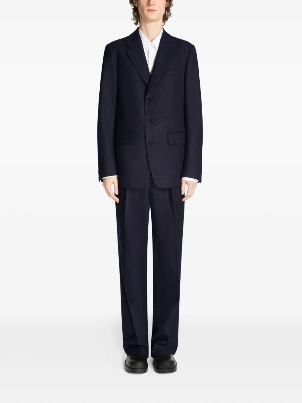 DRIES VAN NOTEN بدلة صوف بصف أزرار | بدل بصف أزرار | Image 2