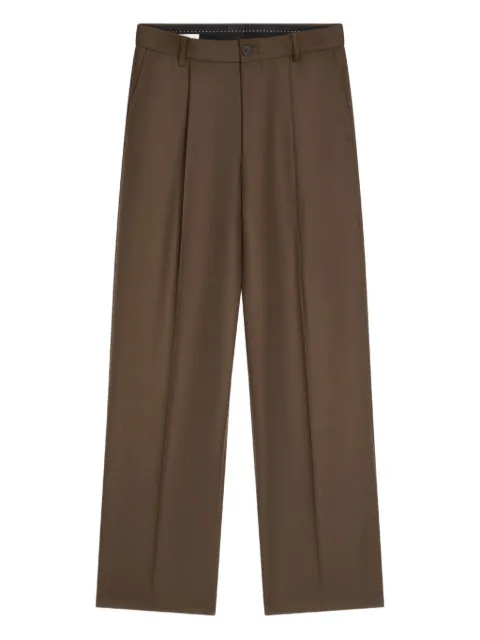 DRIES VAN NOTEN 울 스트레이트 팬츠