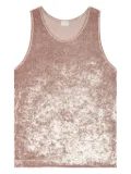 DRIES VAN NOTEN velvet tank top - Pink
