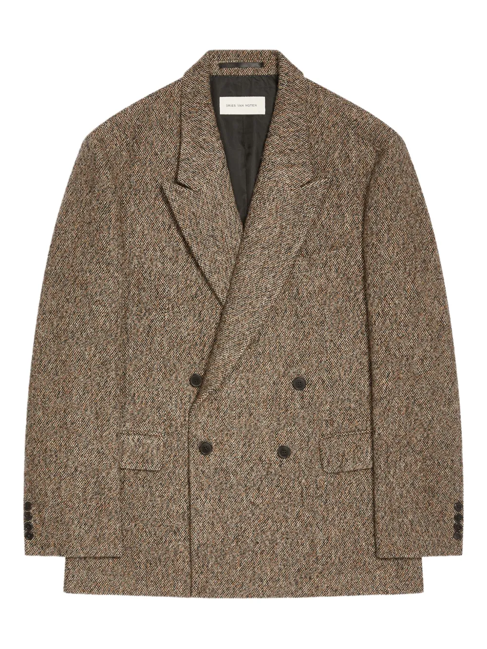 DRIES VAN NOTEN Blazer met dubbele rij knopen Bruin
