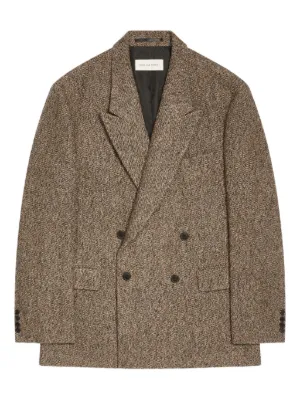 メンズ*DRIES VAN NOTEN* コットンフード付ジャケット ベージュ 23AW NEW】DRIES VAN NOTEN_men / ルーズフィット ジャケット