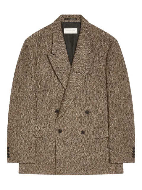 DRIES VAN NOTEN 더블 브레스티드 블레이저