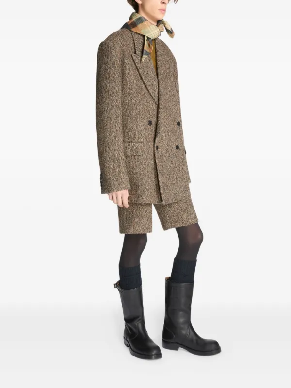 DRIES VAN NOTEN ダブルジャケット | ブラウン | FARFETCH JP