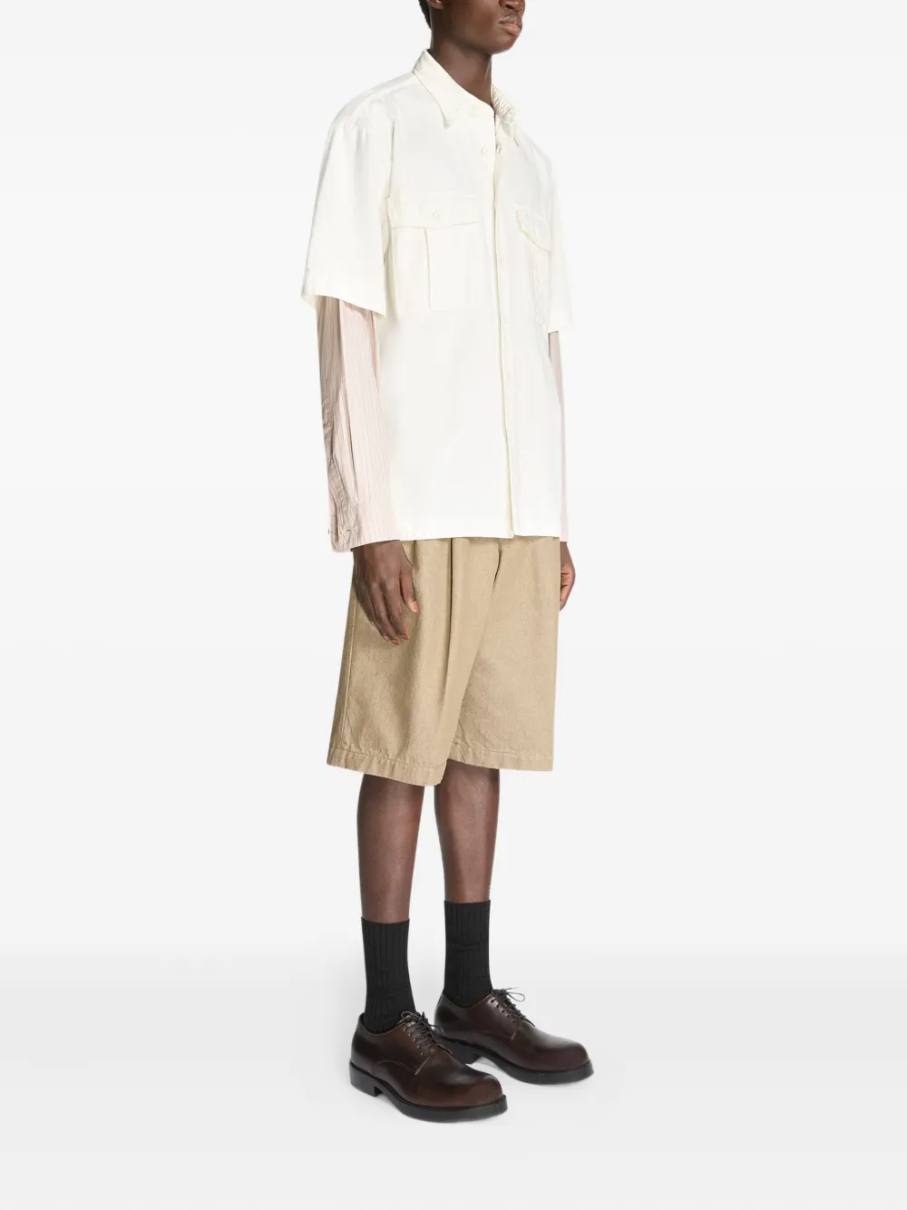DRIES VAN NOTEN Denim overhemd Wit