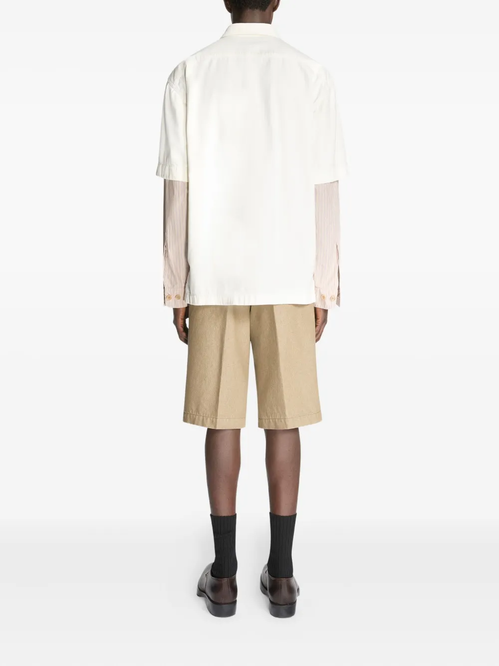 DRIES VAN NOTEN Denim overhemd Wit