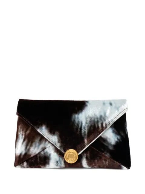 DRIES VAN NOTEN printed envelope mini bag