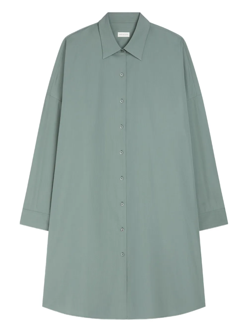 DRIES VAN NOTEN robe-chemise à coupe ample | vert | Image 1