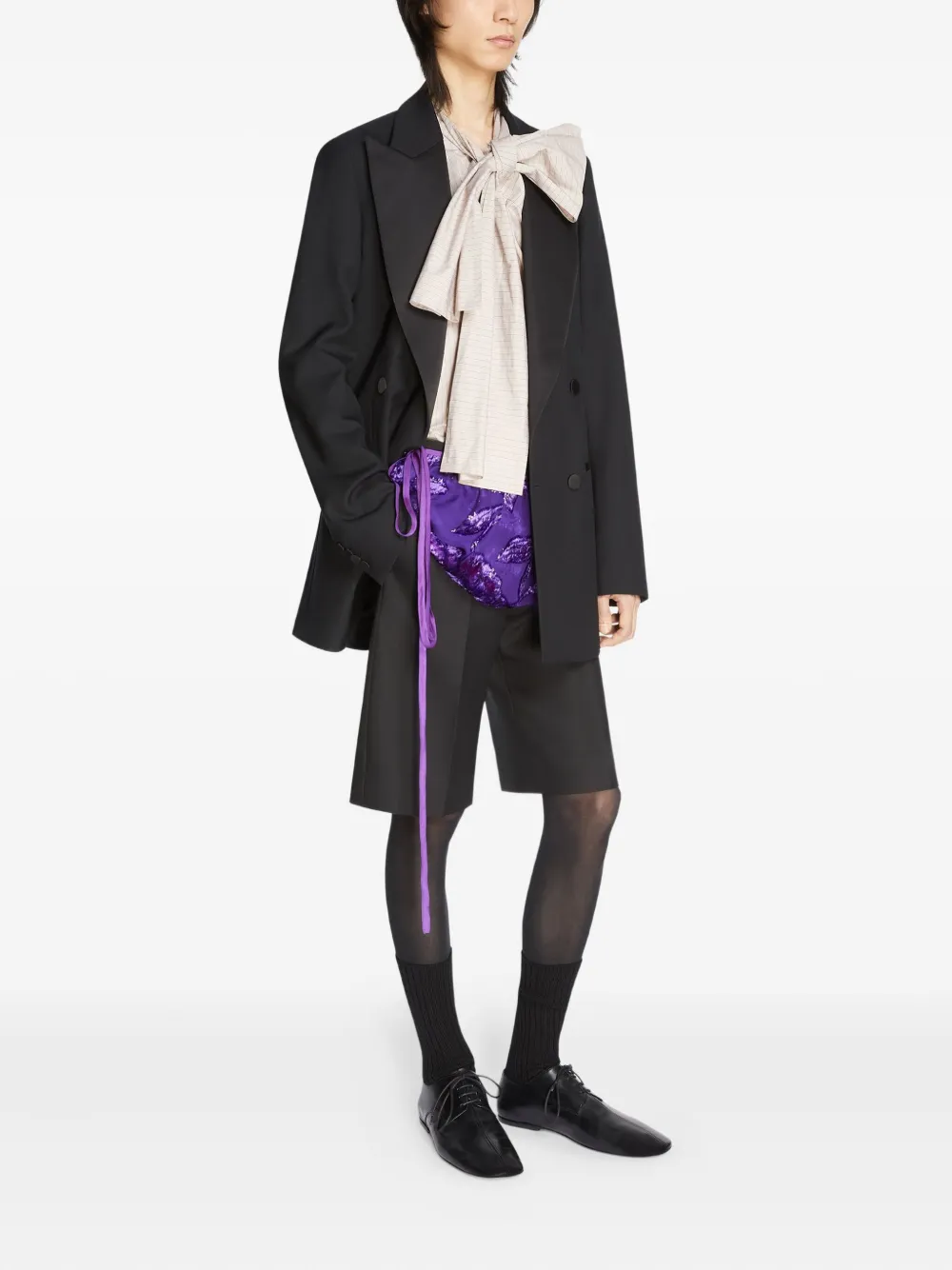 DRIES VAN NOTEN ダブルジャケット | ブラック | FARFETCH JP