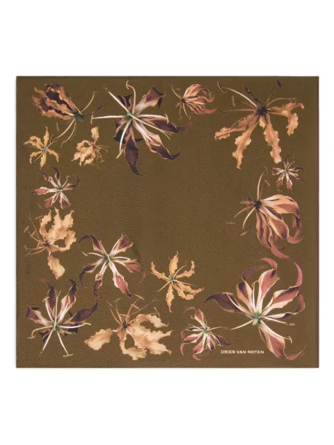 DRIES VAN NOTEN silk scarf