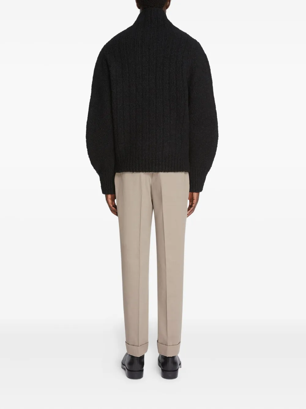 DRIES VAN NOTEN Katoenen broek Beige