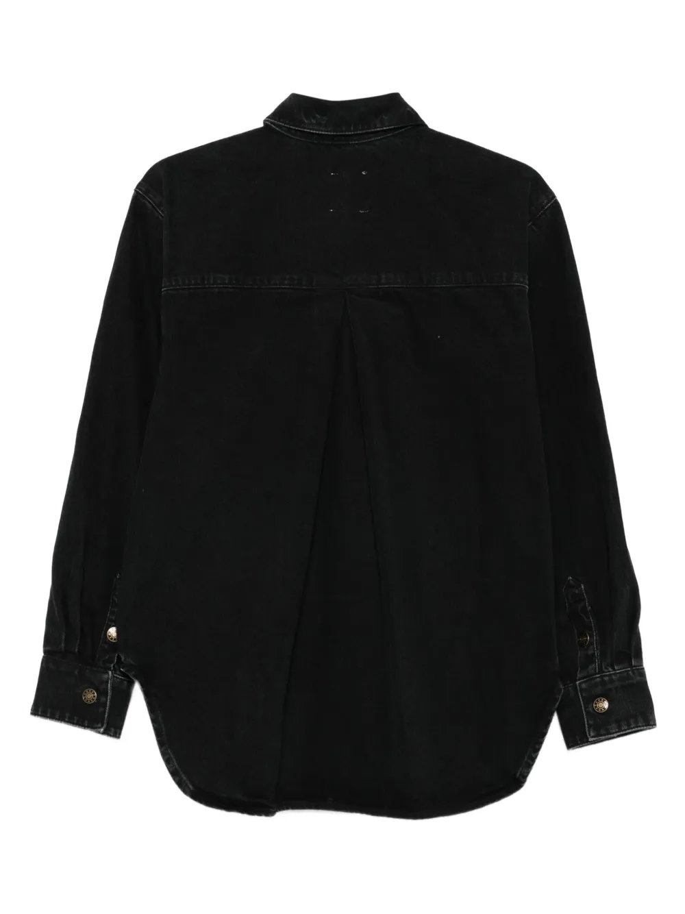 The Garment Blouse met zak en knoopsluiting Zwart