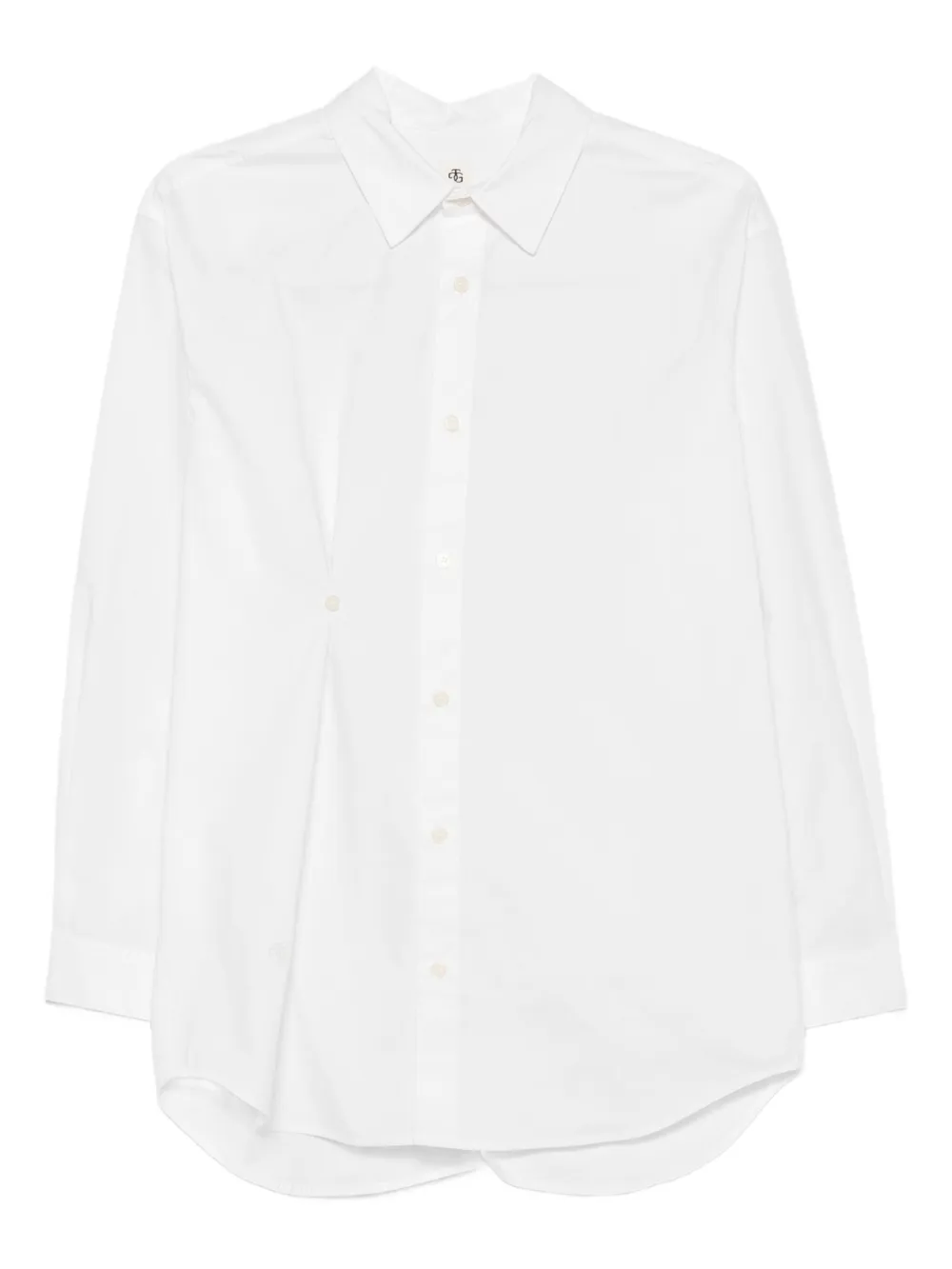 The Garment Katoenen blouse met gestrikte achterkant Wit