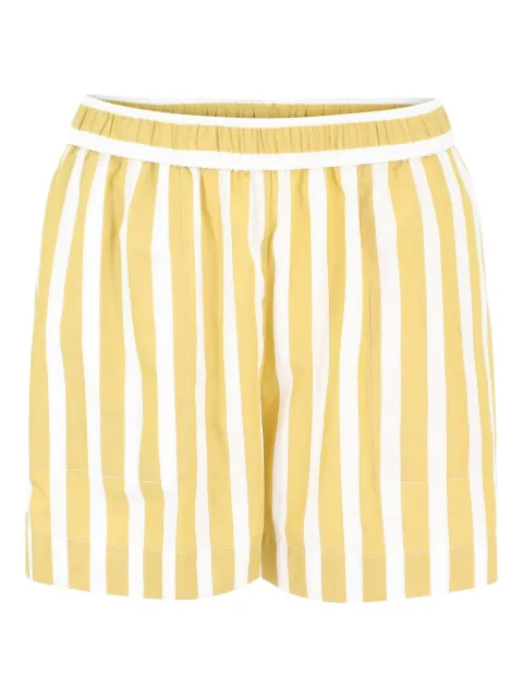 Pharaoh Poppy stripe cotton shorts