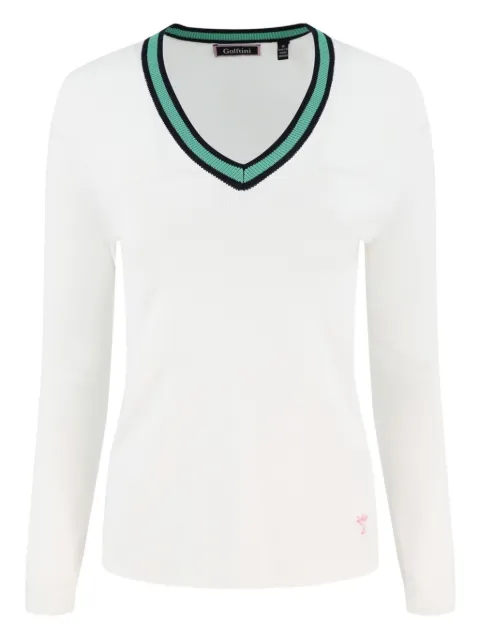 Golftini V-neck long-sleeved sweater