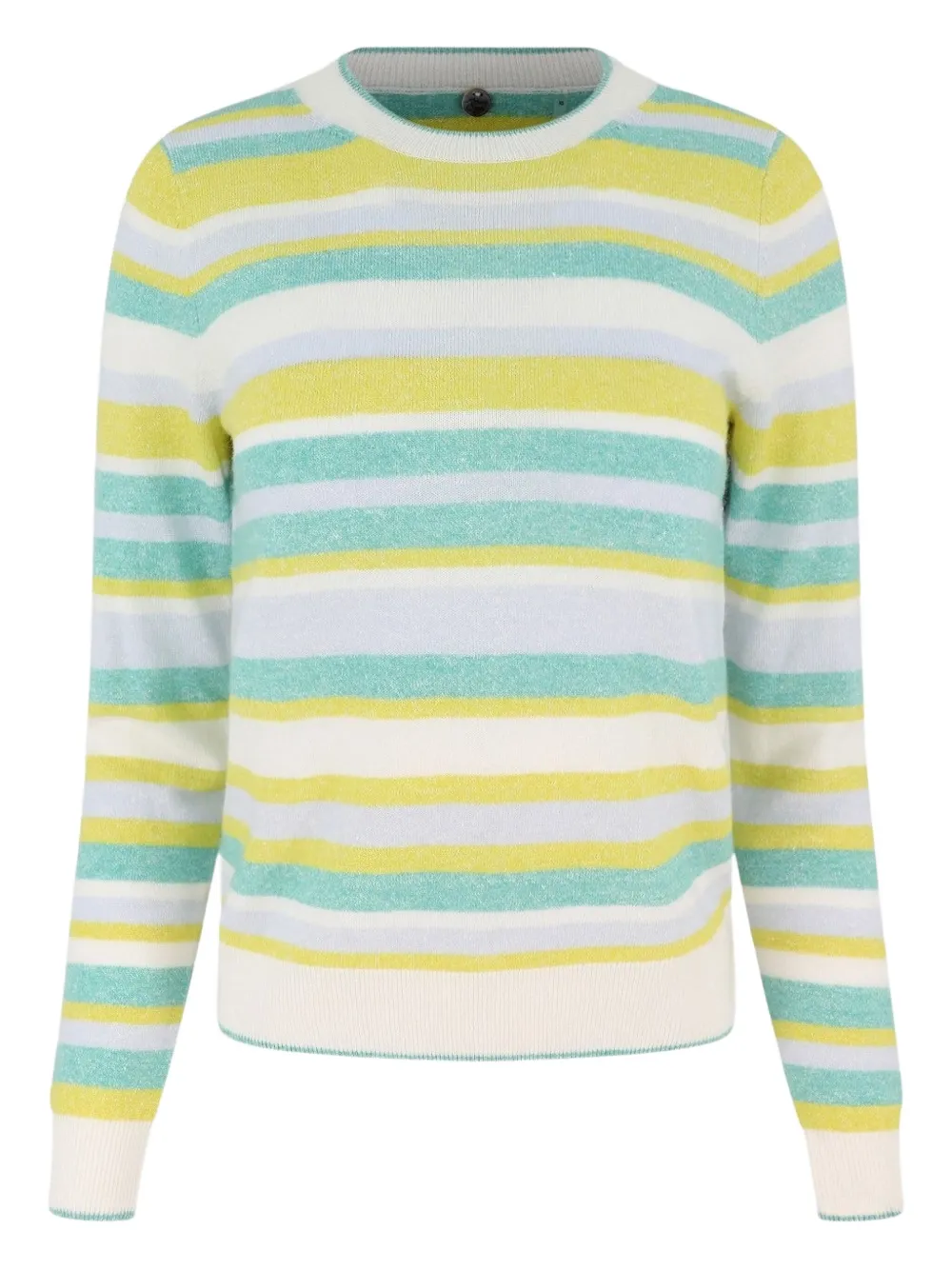 Margaret O'Leary Inc striped crew-neck sweater | Green | Image 1