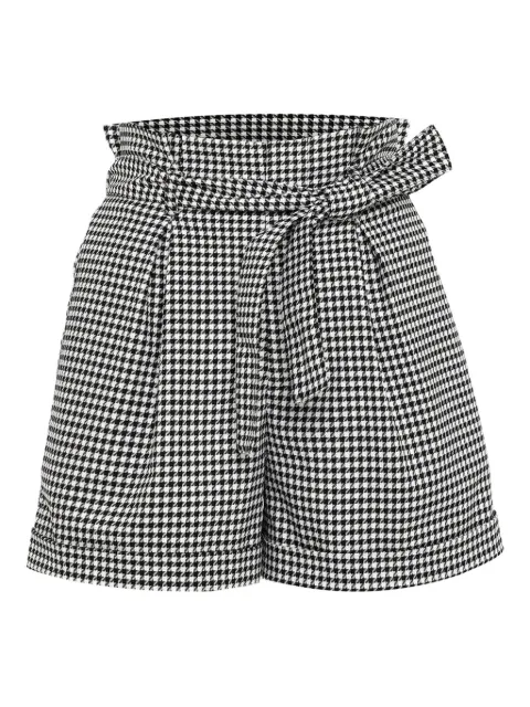 Theo By Tim Van Steenbergen short à motif pied-de-poule